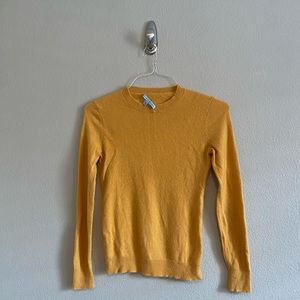 Antonio Melani Yellow Cashmere Sweater